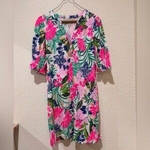 Lily Pulitzer Multicolor Floral XS Summer Work Dress